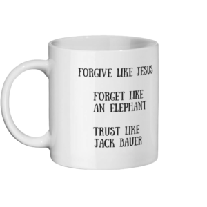 Forgive Like Jesus Mug Left Side